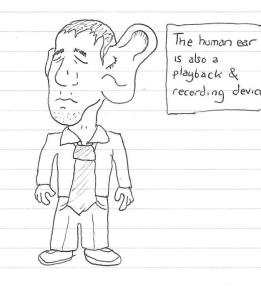 Human Ear as Recorder